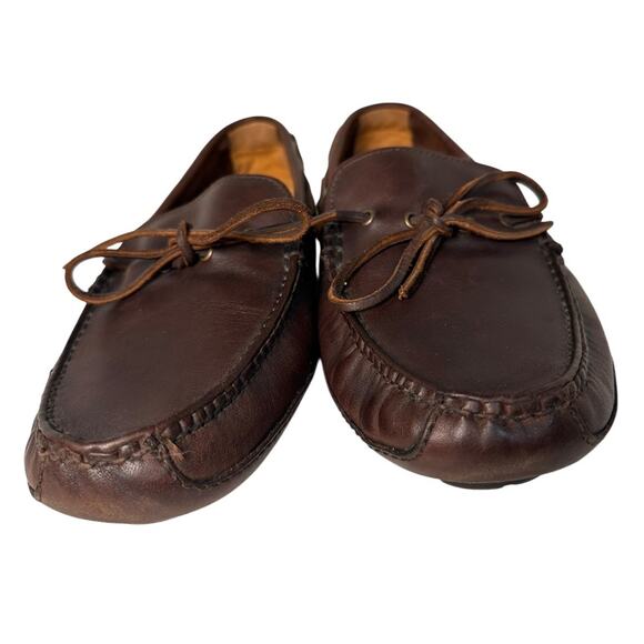 Cole Haan Grant Canoe Camp Moc Mens Sz 8 M Slip On Loafer Moro Brown Leather EUC - Picture 10 of 16